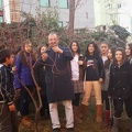 dārznieka vizīte pie Turcijas skolēniem